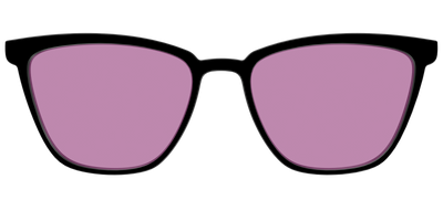 The Black with Pink Racquet Sport lens - Front Top Thumbnail - Pair Eyewear