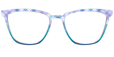 The Bluebell Plaid - Front Top Thumbnail - Pair Eyewear