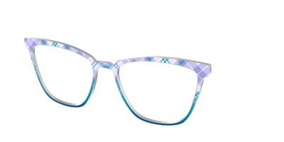 The Bluebell Plaid - Angle Top Thumbnail - Pair Eyewear