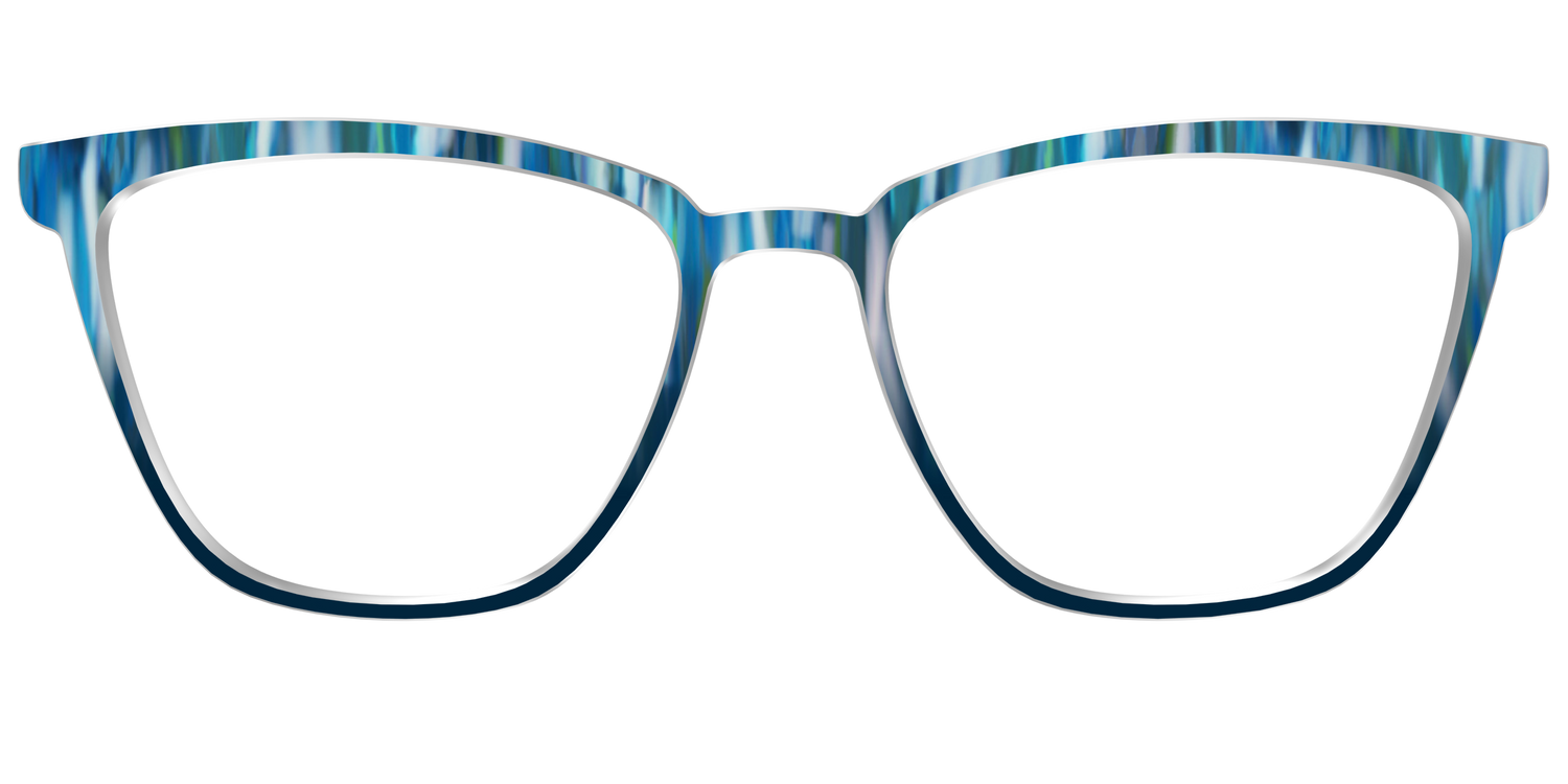 The Blueberry Brushstrokes - Front Top Image - Pair Eyewear