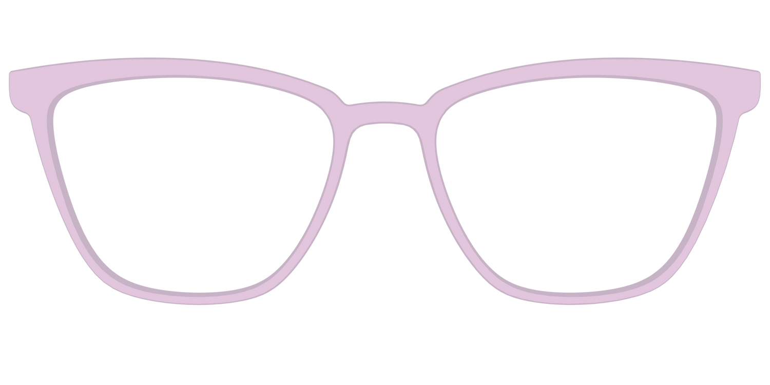 The Blush - Front Top Image - Pair Eyewear