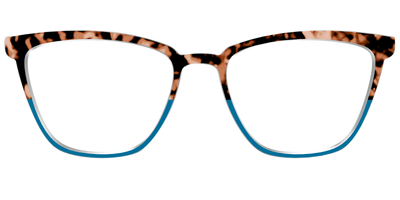 The Bondi Blue Tortoise Split - Front Top Thumbnail - Pair Eyewear
