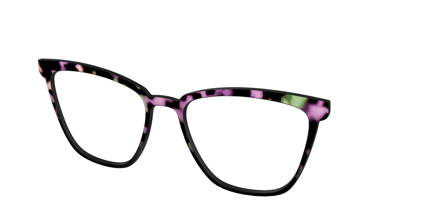 The Boysenberry Tortoise - Angle Top Image - Pair Eyewear