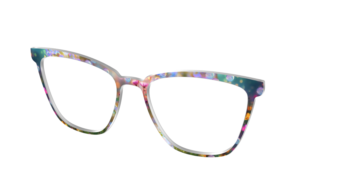 The Bubbles & Blossoms - Angle Top Image - Pair Eyewear