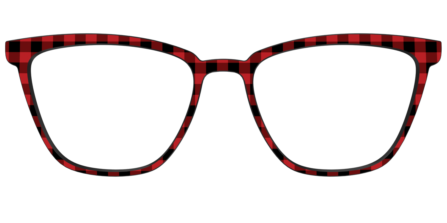 The Buffalo Plaid - Front Top Image - Pair Eyewear