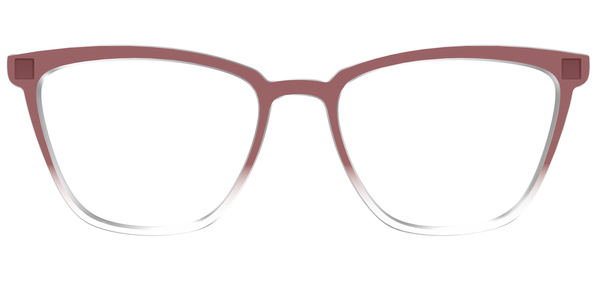 The Burgundy Gradient Crystal - Front Top Image - Pair Eyewear