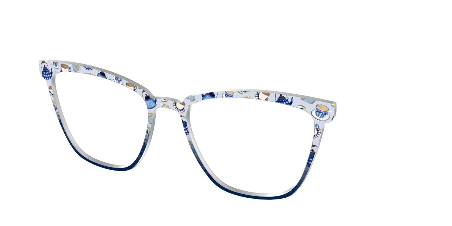 The Cozy Teacups - Angle Top Image - Pair Eyewear