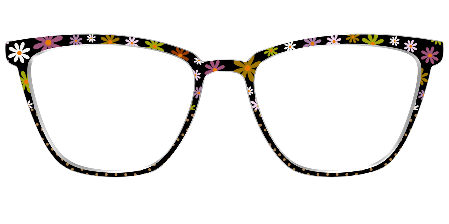 The Daisy Dot Split - Front Top Image - Pair Eyewear