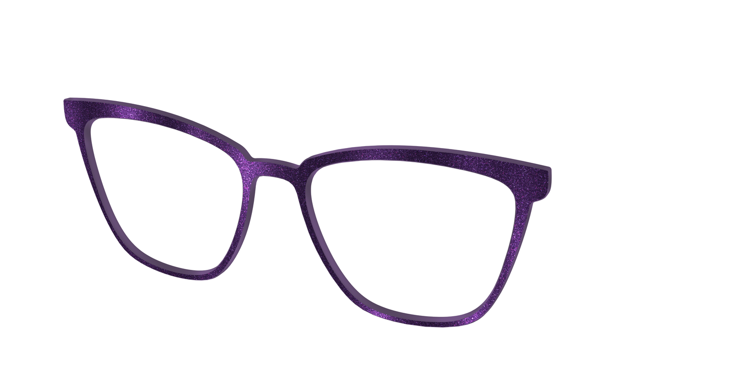 The Deep Purple Shimmer - Angle Top Image - Pair Eyewear