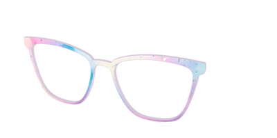 The Dreamy Pastel with Holographic Glitter - Angle Top Thumbnail - Pair Eyewear