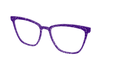 The Electric Purple Sparkle - Angle Top Thumbnail - Pair Eyewear