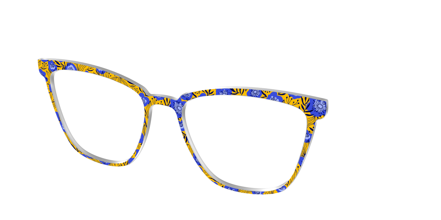 The Fab Floral - Angle Top Image - Pair Eyewear