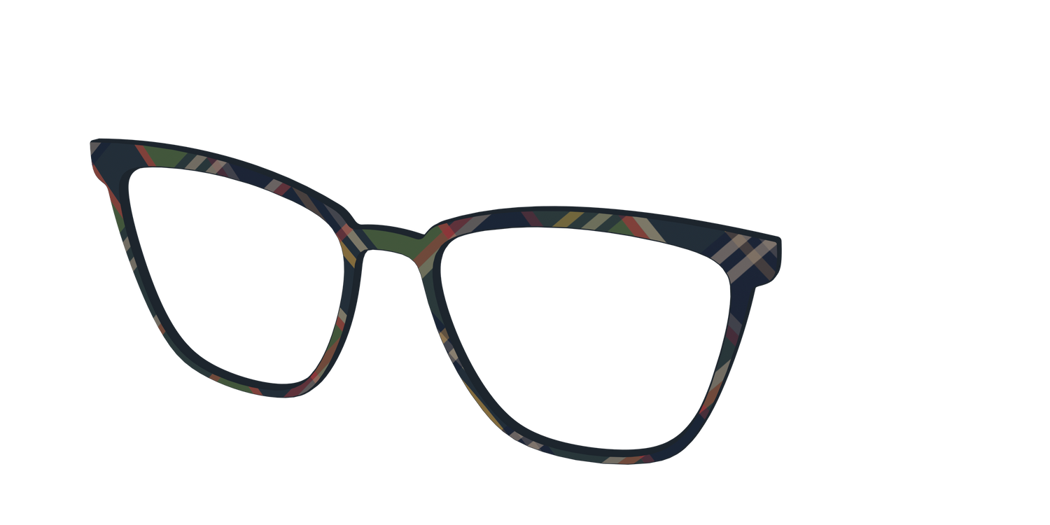 The Flannel Plaid - Angle Top Image - Pair Eyewear