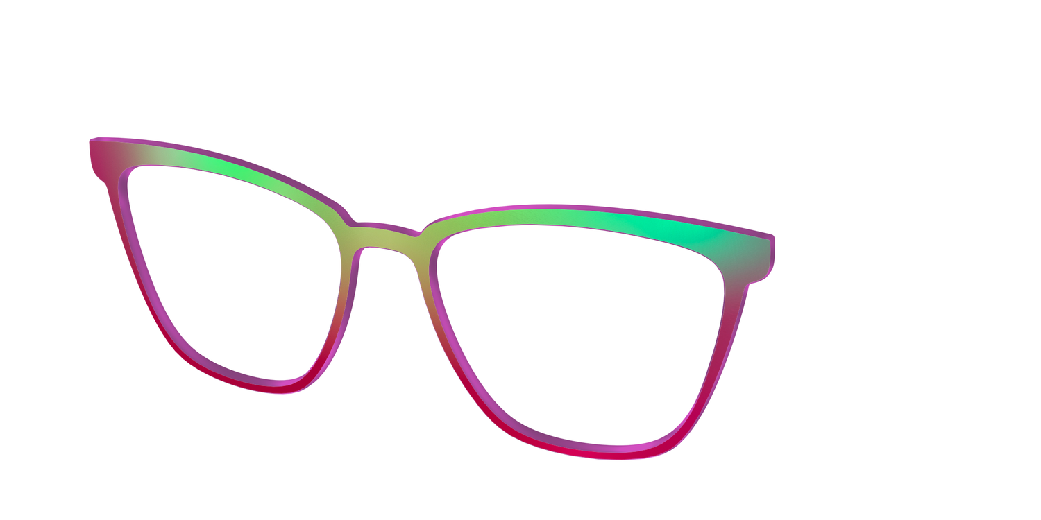 The Guava Ombre - Angle Top Image - Pair Eyewear