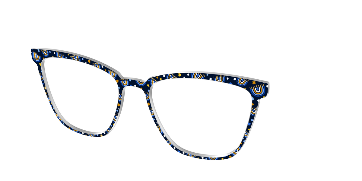 The Hanukkah Menorahs - Angle Top Image - Pair Eyewear