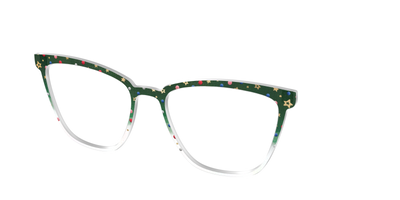 The Holiday Bauble with Foil Crystal - Angle Top Thumbnail - Pair Eyewear