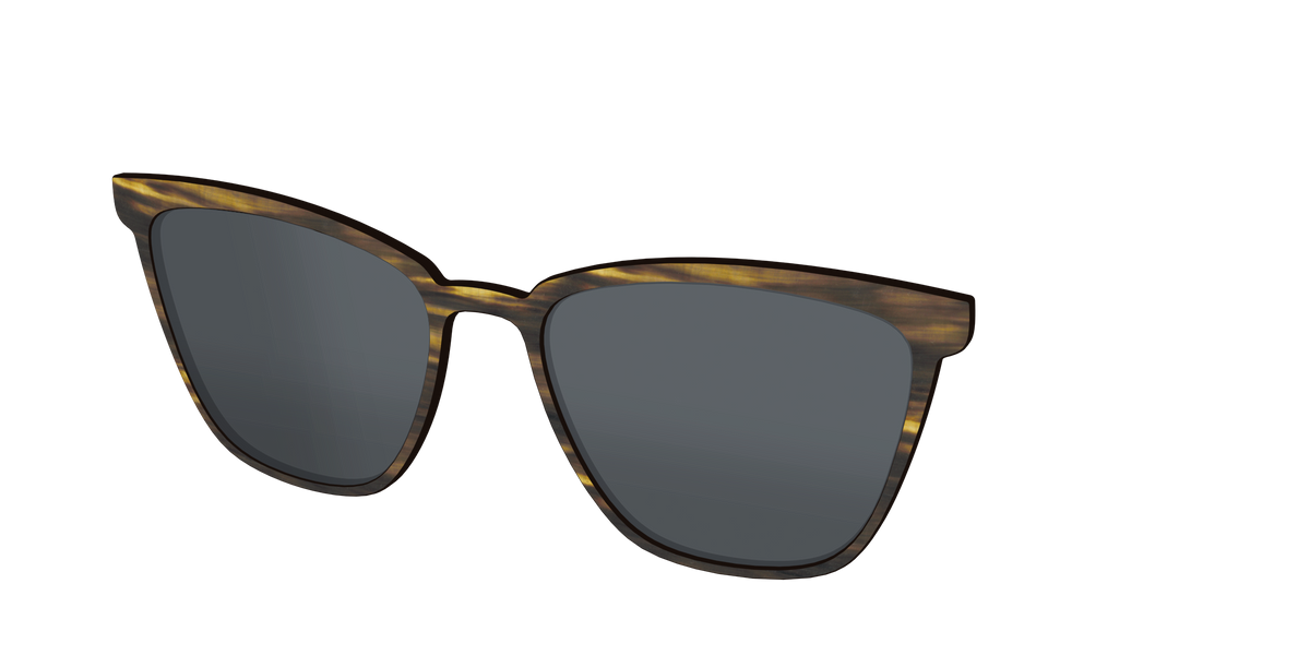 The Polarized Horn Sun Top - Angle Top Image - Pair Eyewear