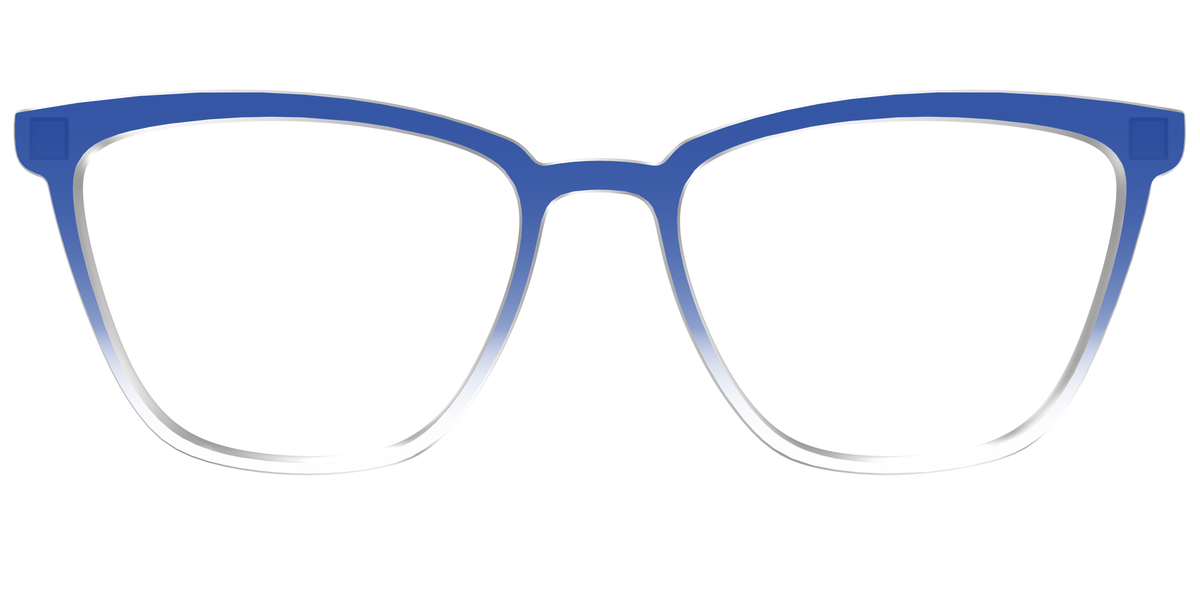 The Indigo Gradient Crystal - Front Top Image - Pair Eyewear