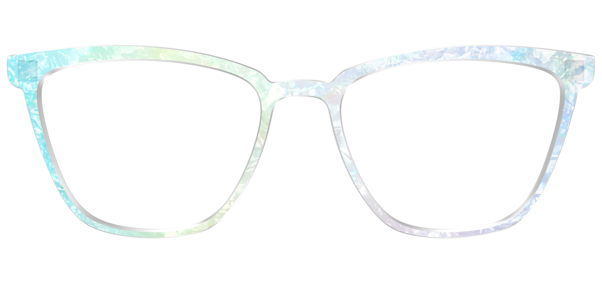 The Iridescent Pearl Marble Crystal - Front Top Image - Pair Eyewear