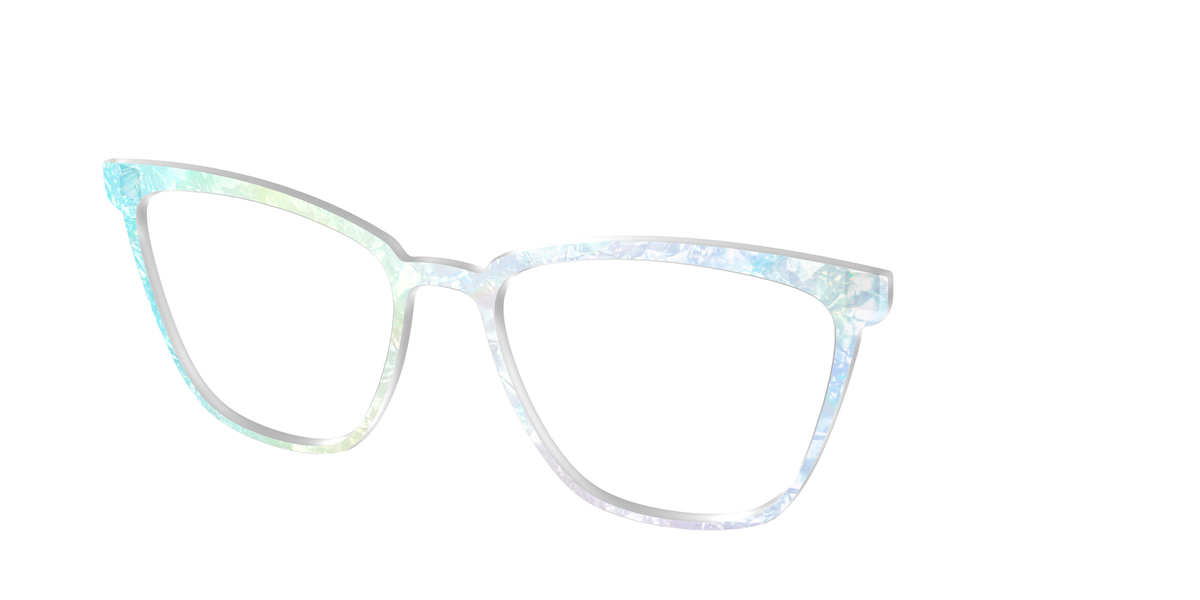 The Iridescent Pearl Marble Crystal - Angle Top Image - Pair Eyewear