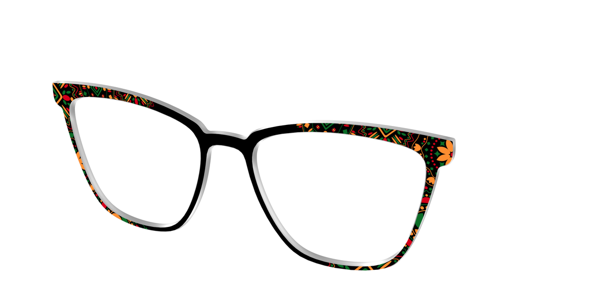 The Kwanzaa Medallion - Angle Top Image - Pair Eyewear