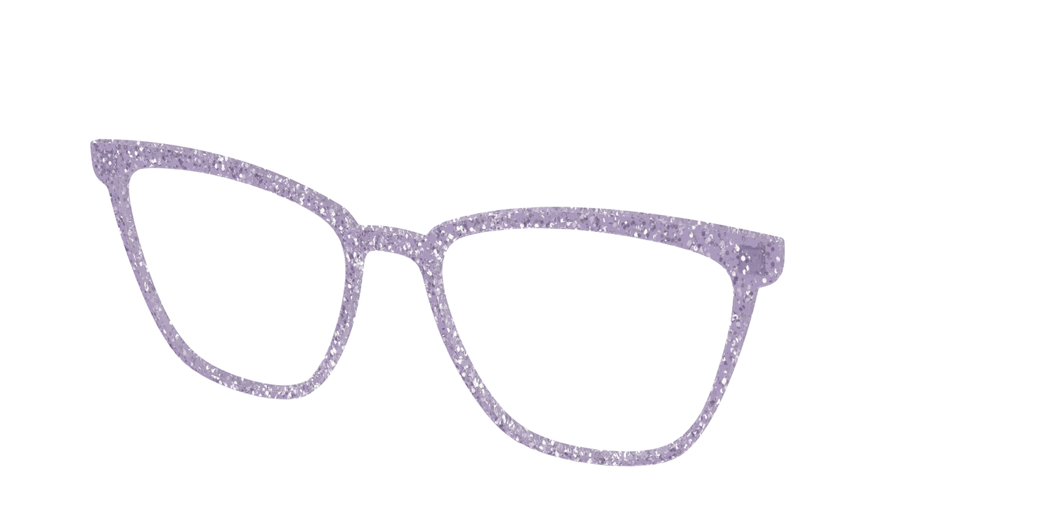 The Lavender Sparkle - Angle Top Image - Pair Eyewear