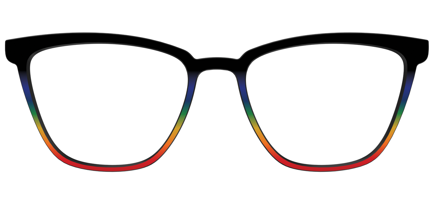 The Love Wins Gradient - Front Top Image - Pair Eyewear