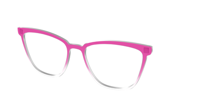 The Magenta Gradient Crystal - Angle Top Thumbnail - Pair Eyewear