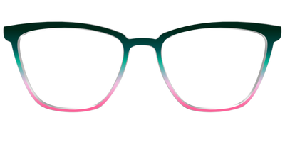 The Malachite to Peony Gradient - Front Top Thumbnail - Pair Eyewear
