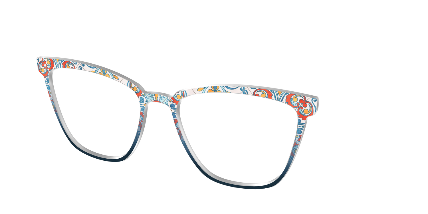 The Mediterranean Tile - Angle Top Image - Pair Eyewear