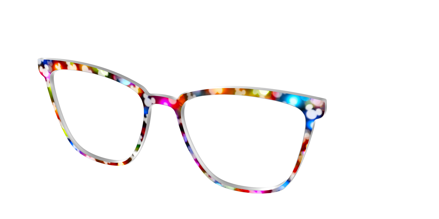 The Mickey Bokeh - Angle Top Image - Pair Eyewear