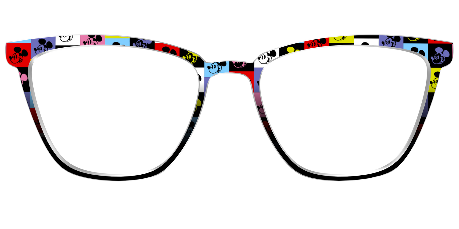 The Mickey Check - Front Top Image - Pair Eyewear