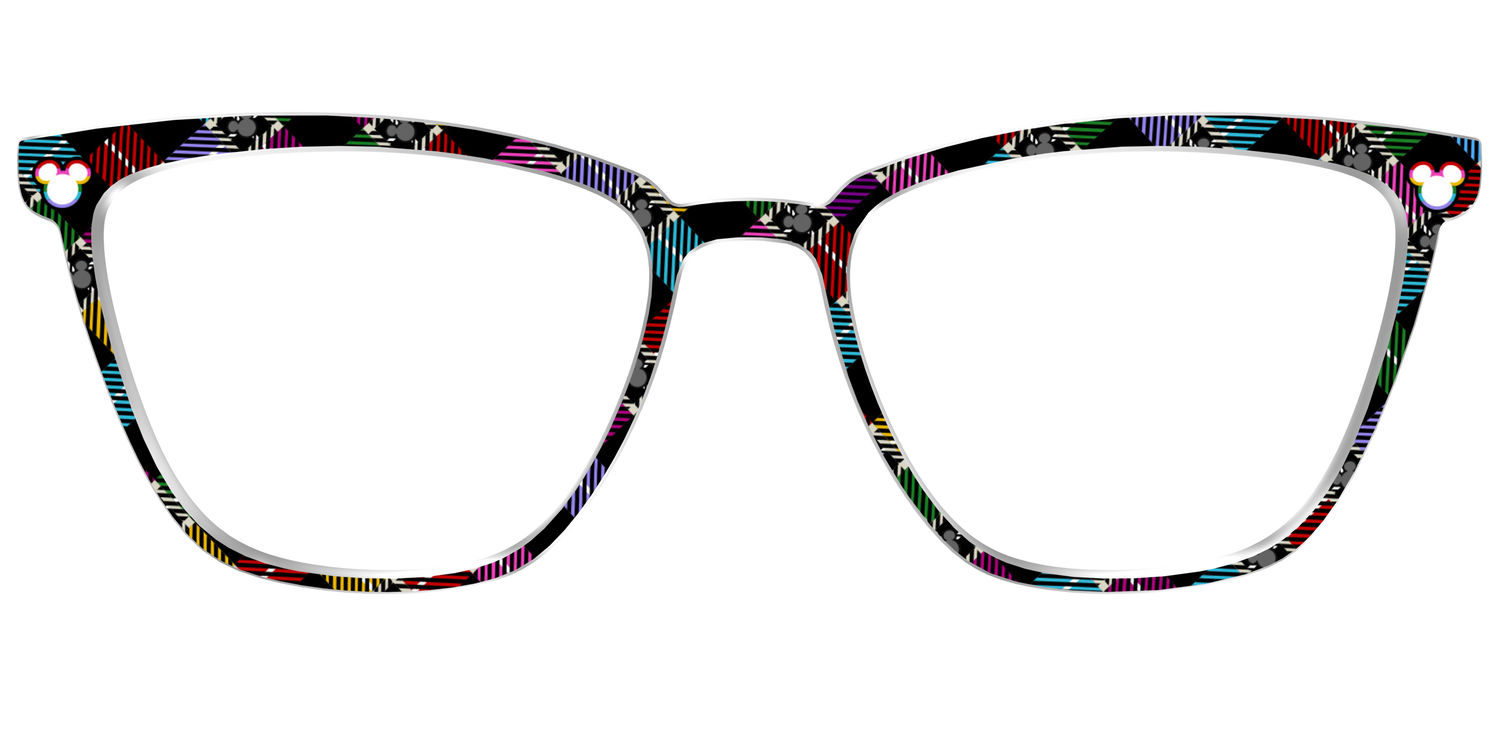 The Mickey Plaid - Front Top Image - Pair Eyewear