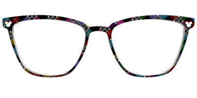 The Mickey Plaid - Front Top Thumbnail - Pair Eyewear