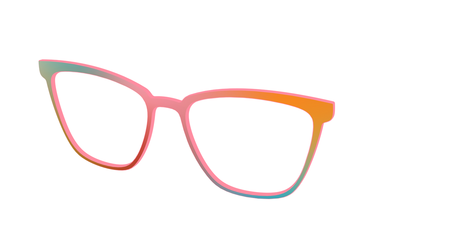 The Mirage Gradient - Angle Top Image - Pair Eyewear