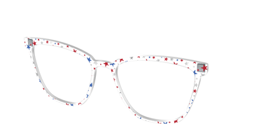 The Multi Stars Crystal with Silver Foil - Angle Top Thumbnail - Pair Eyewear