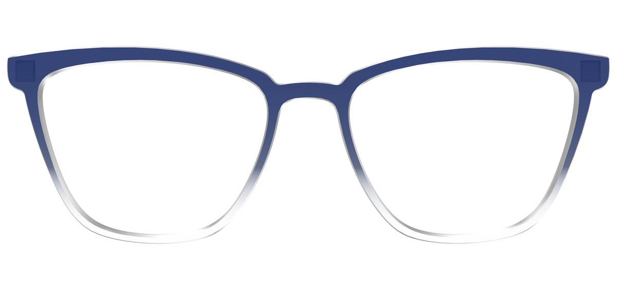 The Navy Gradient Crystal - Front Top Image - Pair Eyewear