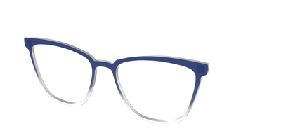 The Navy Gradient Crystal - Angle Top Thumbnail - Pair Eyewear