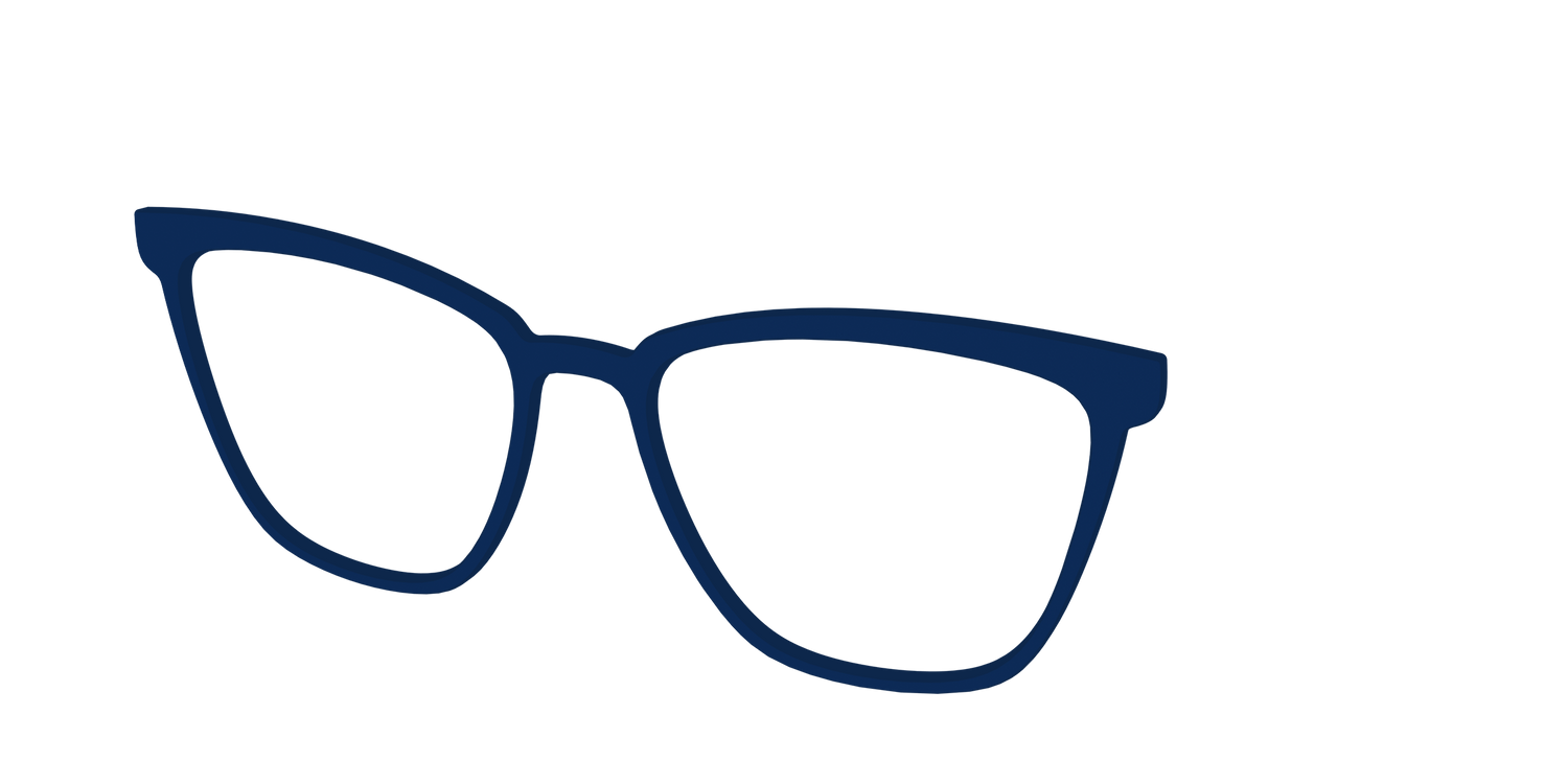 The Navy - Angle Top Image - Pair Eyewear