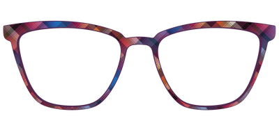 The Ombre Plaid - Front Top Thumbnail - Pair Eyewear