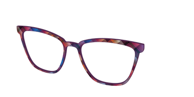 The Ombre Plaid - Angle Top Thumbnail - Pair Eyewear