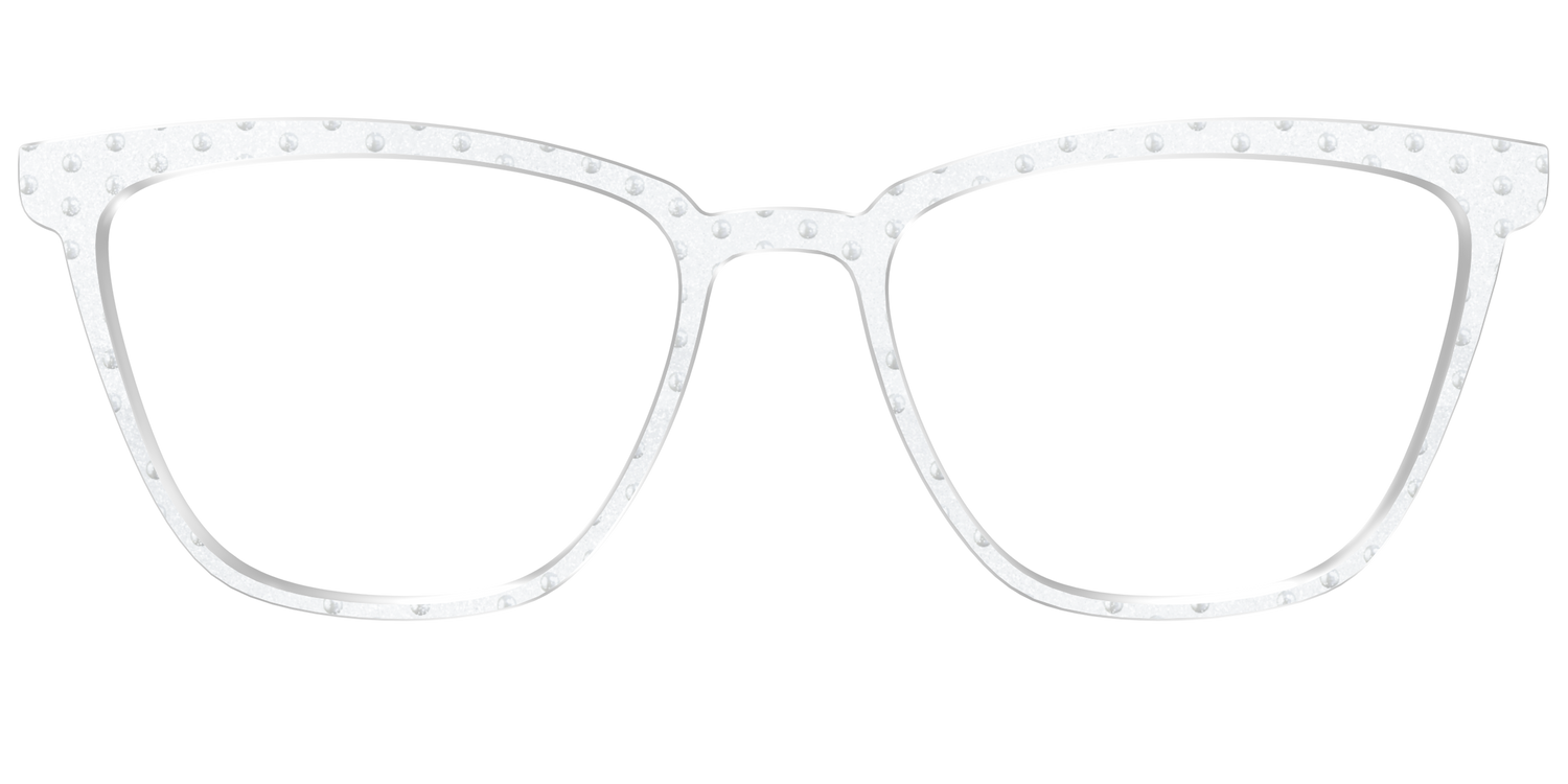 The Pearl Shimmer Polka Dots - Front Top Image - Pair Eyewear