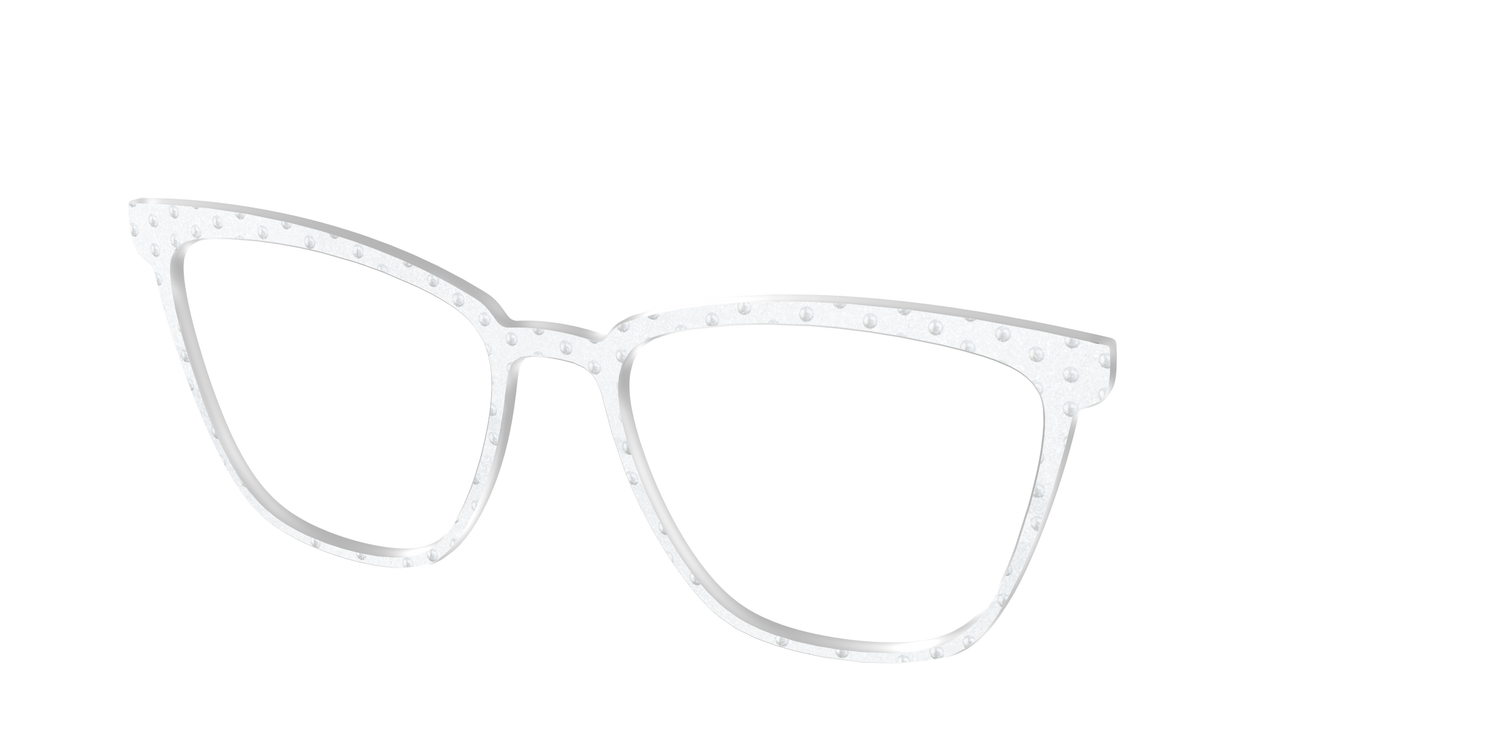 The Pearl Shimmer Polka Dots - Angle Top Image - Pair Eyewear
