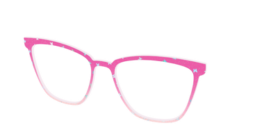 The Pink Butterfly Sparkle Crystal - Angle Top Thumbnail - Pair Eyewear