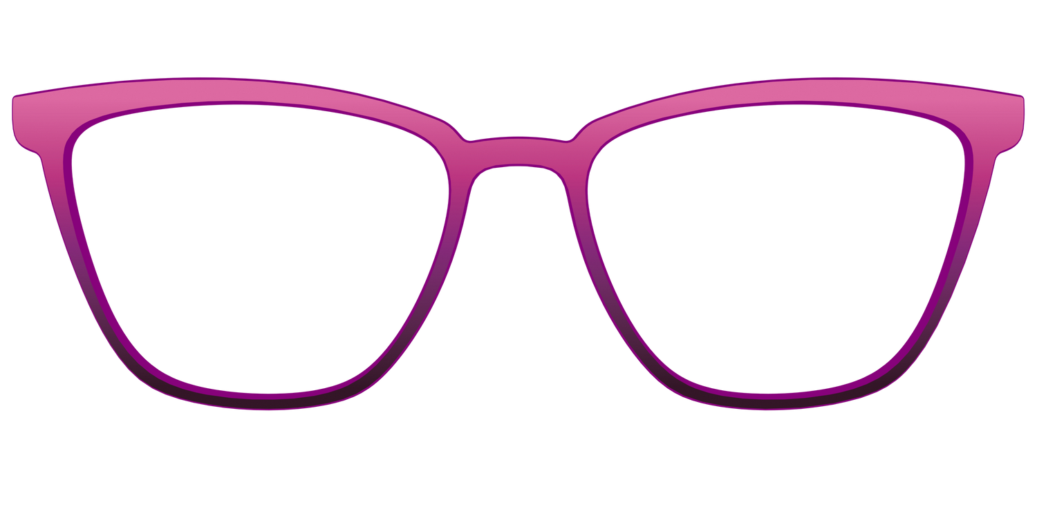 The Pink to Plum Gradient - Front Top Image - Pair Eyewear