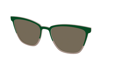 The Polarized Cedar & Sap Crystal Split Sun Top - Angle Top Thumbnail - Pair Eyewear