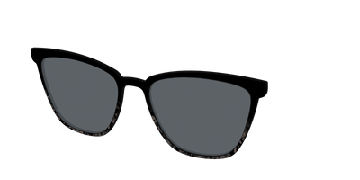 The Polarized Shaded Tortoise Sun Top - Angle Top Thumbnail - Pair Eyewear