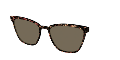 The Polarized Sienna Tortoise Sun Top - Angle Top Thumbnail - Pair Eyewear