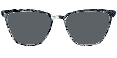 The Polarized Zebra Pearl Split Sun Top - Front Top Thumbnail - Pair Eyewear