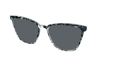 The Polarized Zebra Pearl Split Sun Top - Angle Top Thumbnail - Pair Eyewear